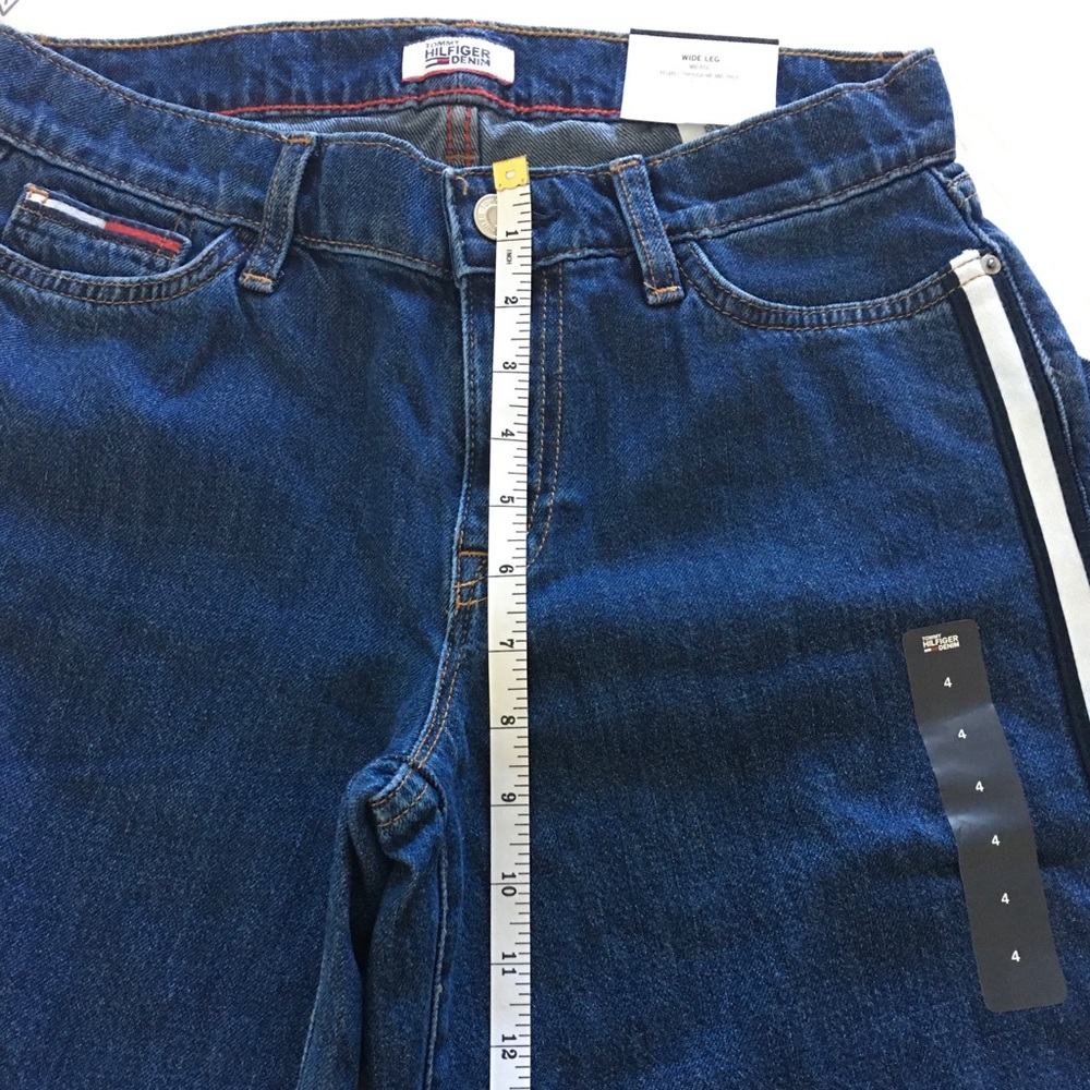 Tommy Hilfiger Denim Jeans Wide Leg Size 4 - Picture 7 of 8